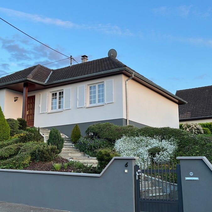 Mise en peinture min&eacute;rale d’une maison &agrave; RIXHEIM Illzach 0