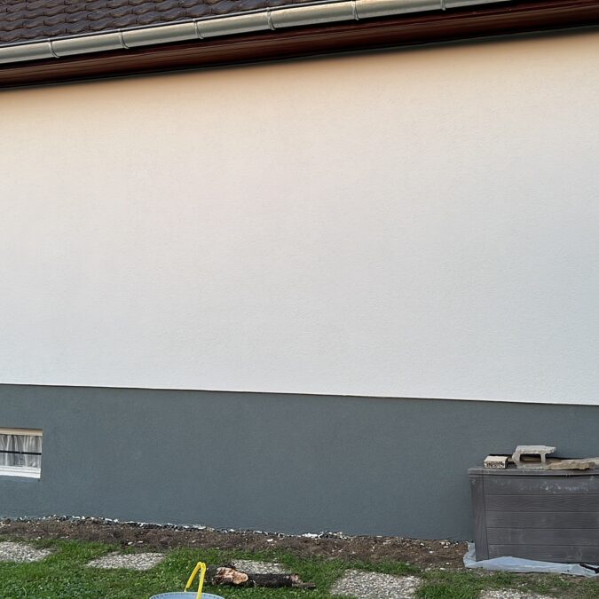 Mise en peinture min&eacute;rale d’une maison &agrave; RIXHEIM Wittelsheim 1