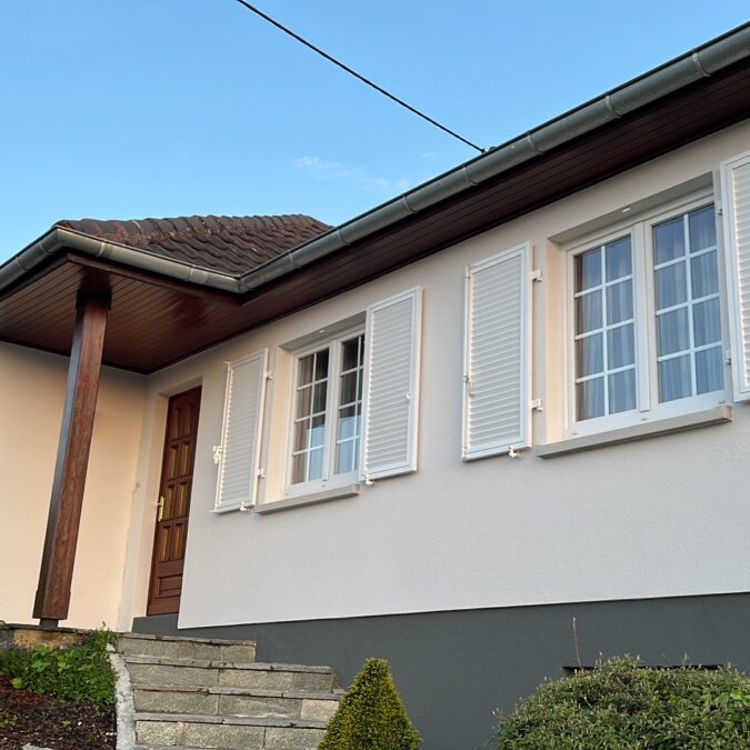 Mise en peinture min&eacute;rale d’une maison &agrave; RIXHEIM Kingersheim 2