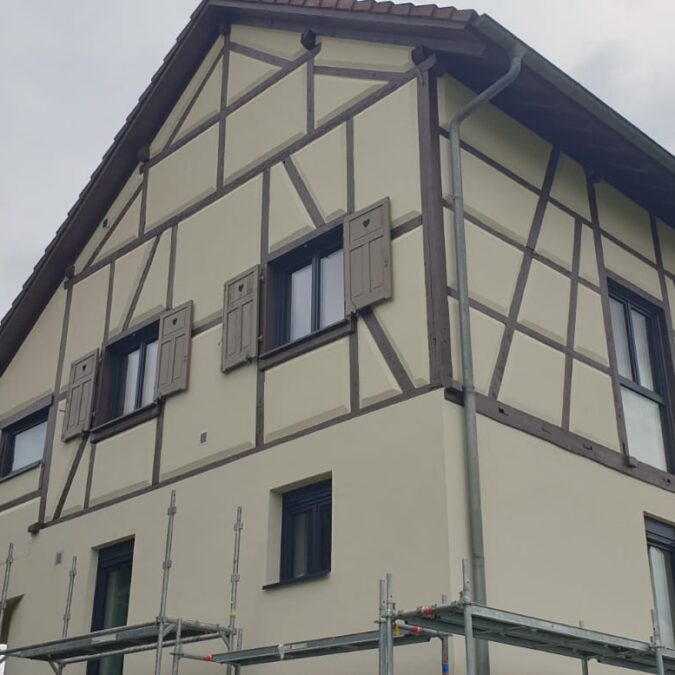 Ravalement de fa&ccedil;ade maison Alsacienne Kingersheim 9