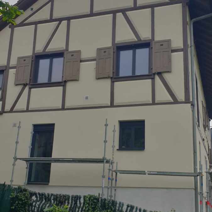 Ravalement de fa&ccedil;ade maison Alsacienne Mulhouse 8