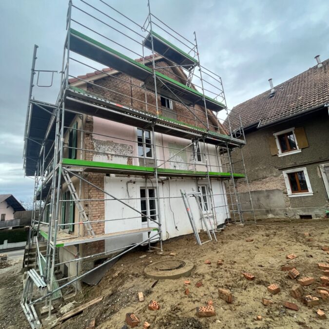 RAVALEMENT DE FACADE A BUSCHWILLER Wittenheim 1