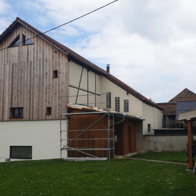 Ravalement de fa&ccedil;ade maison Alsacienne Wittelsheim 7