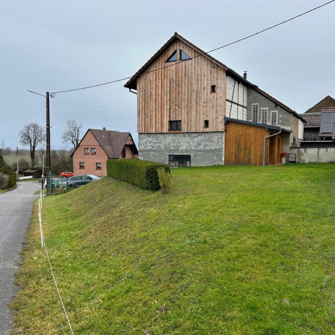 Ravalement de fa&ccedil;ade maison Alsacienne Illzach 1