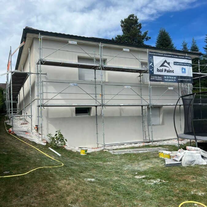 Transformation d’une Maison Individuelle &agrave; H&eacute;genheim (68220) : Isolation Thermique par l’Ext&eacute;rieur (ITE) et Ravalement de Fa&ccedil;ade Cernay 5