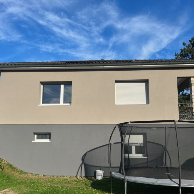 Transformation d’une Maison Individuelle &agrave; H&eacute;genheim (68220) : Isolation Thermique par l’Ext&eacute;rieur (ITE) et Ravalement de Fa&ccedil;ade Kingersheim 0