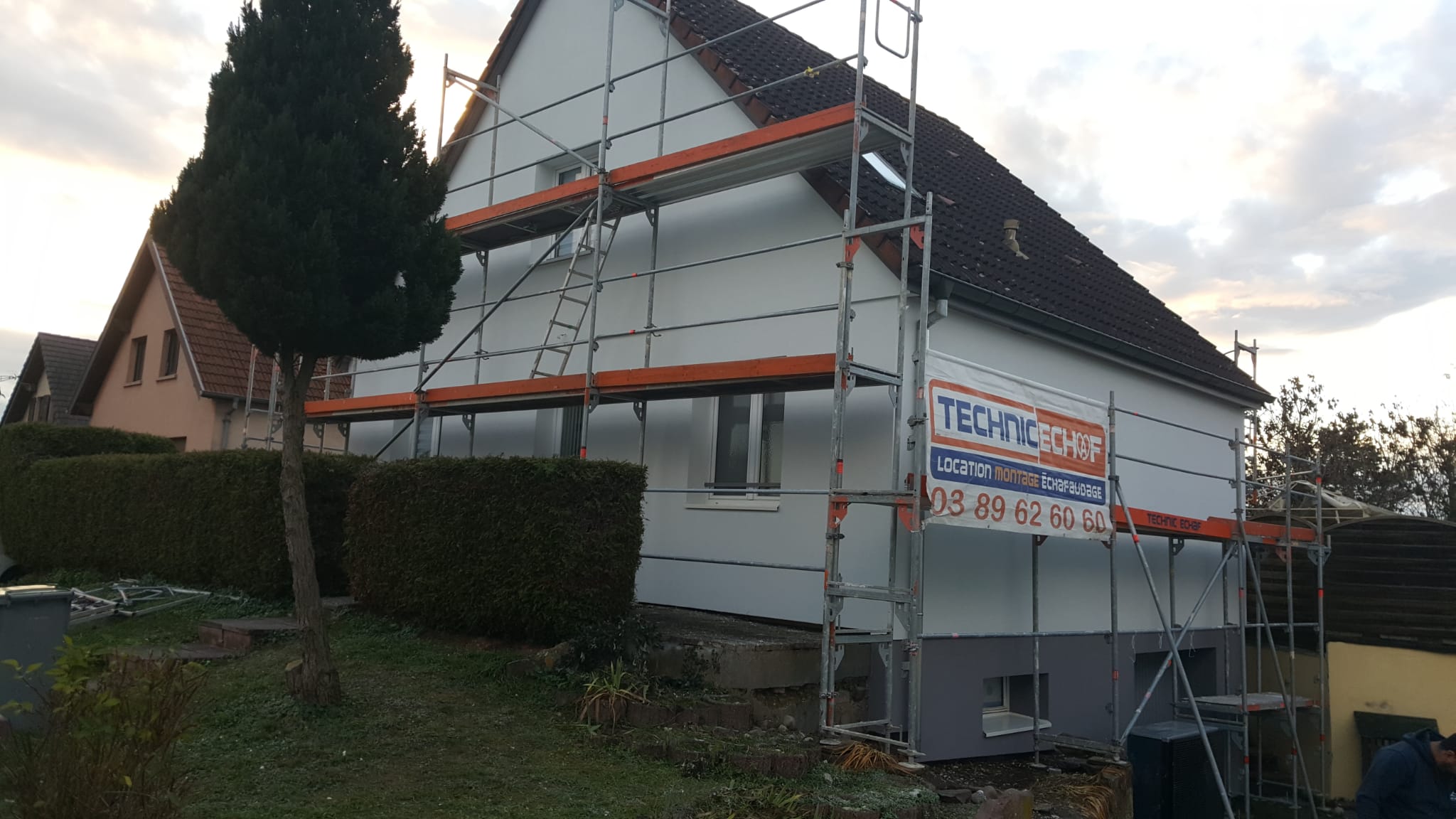 Transformation d’une Maison individuelle &agrave; Dessenheim : Isolation Thermique par l’Ext&eacute;rieur (ITE) et Ravalement de Fa&ccedil;ade Belfort